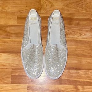 Kate spade white keds